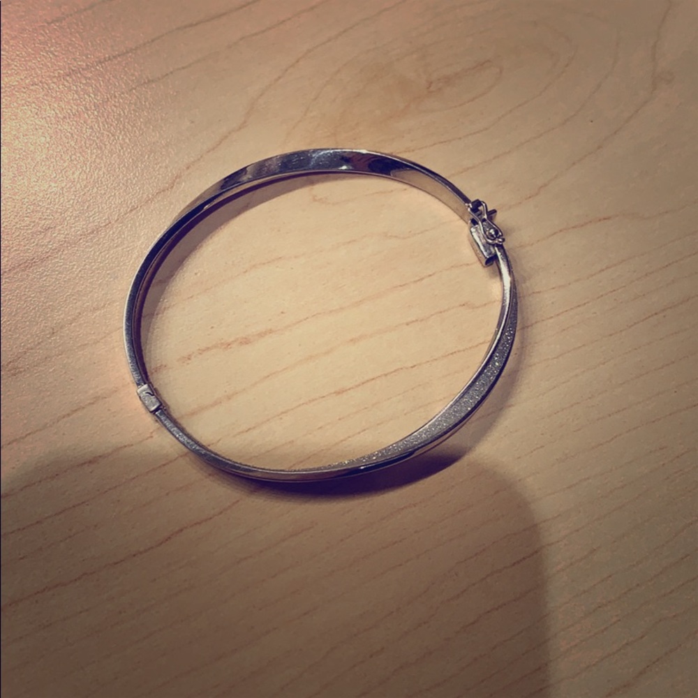 CHARM sparkle silver clasp bracelet